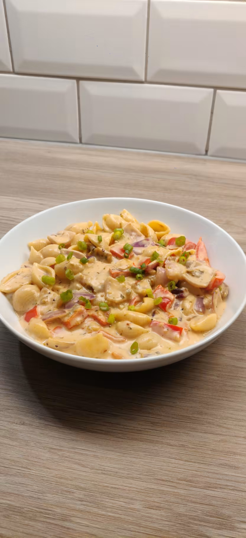Coconut and Garlic Vegetable Pasta