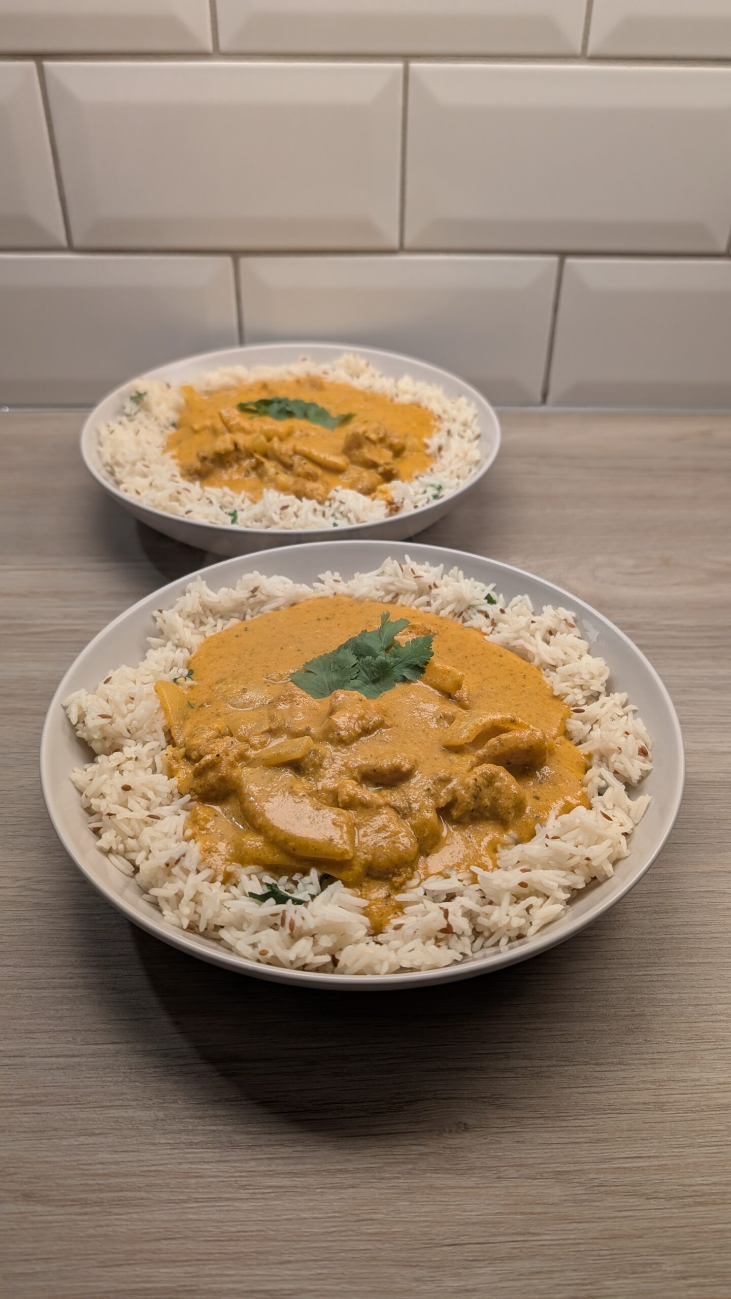 Chicken Curry with Cumin Rice
