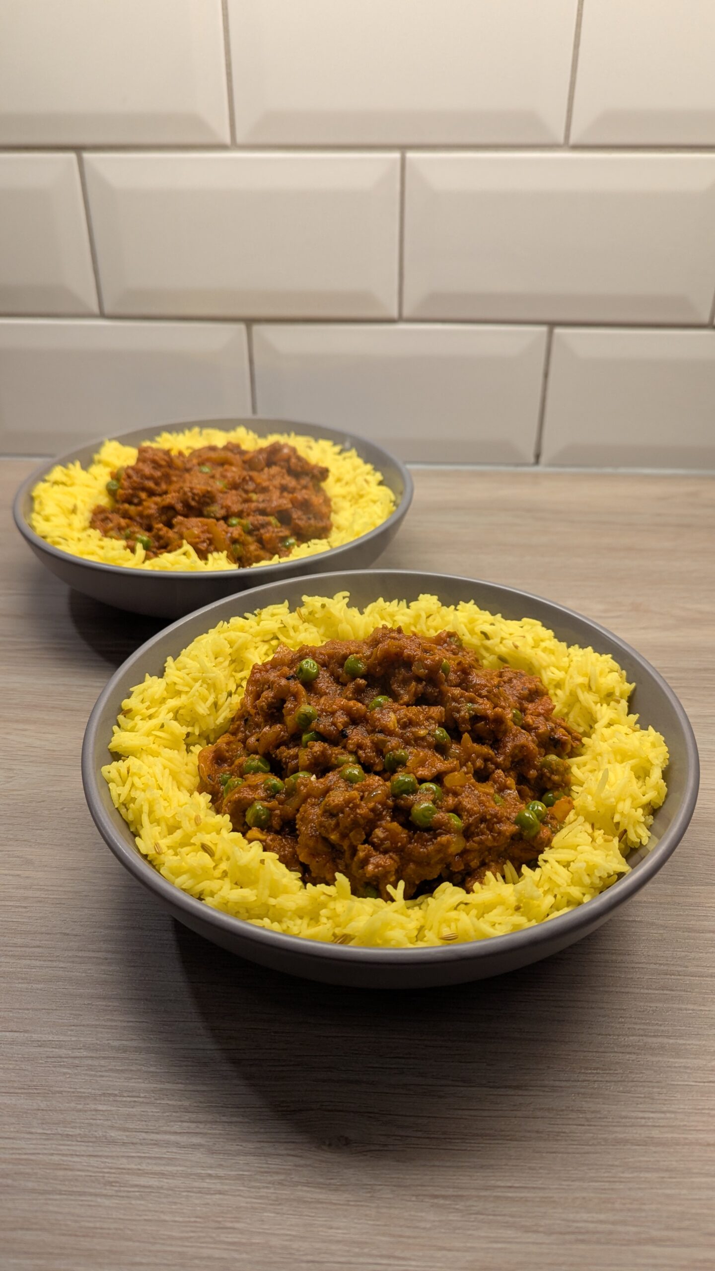 Beef Keema with Lemon and Fennel Rice