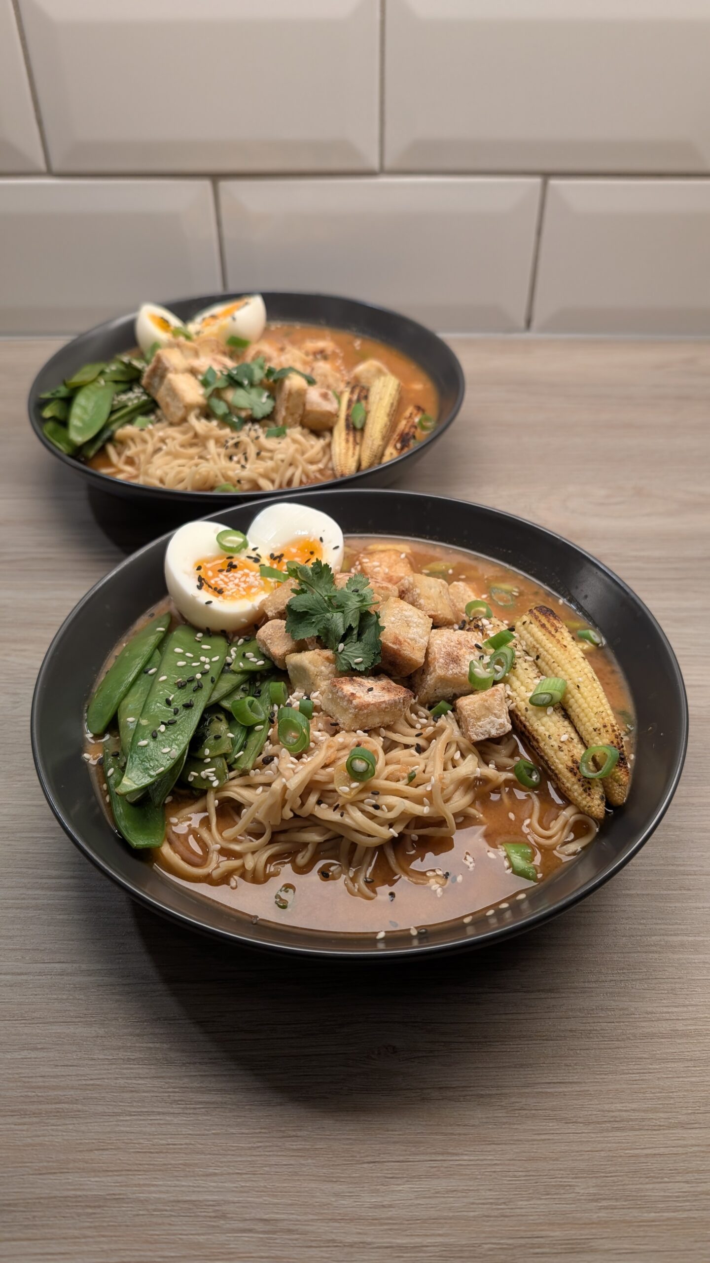 Crispy Tofu Miso Ramen