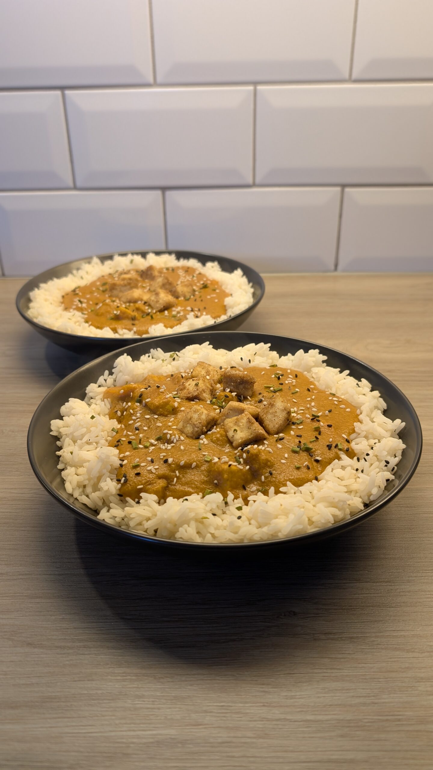 Japanese Style Tofu Curry with Fragrant Rice