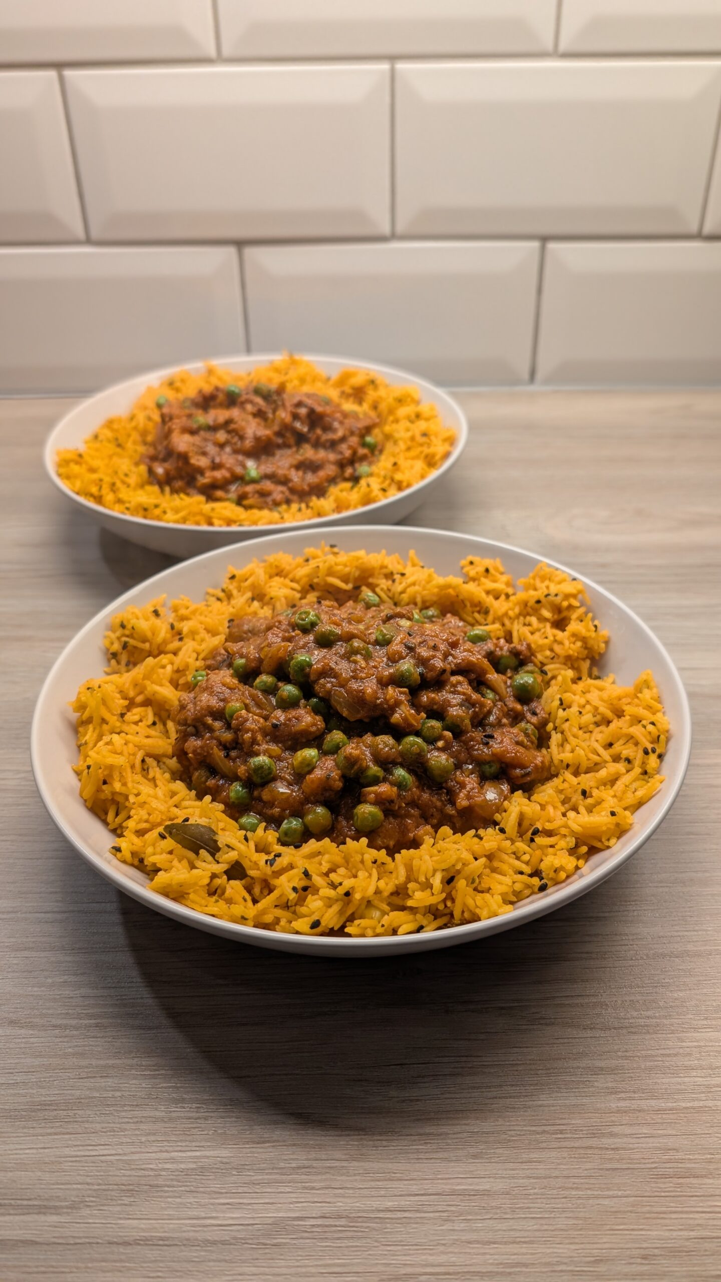 Lamb Keema with Pilau Rice
